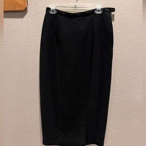 Black Worthington Wrap skirt